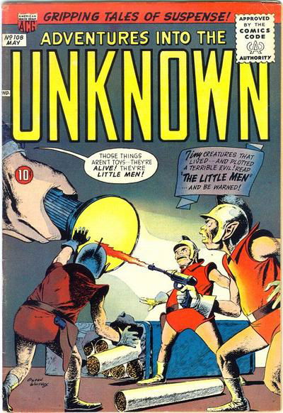 Adventures into the Unknown (ACG, 1948 series) #108 May 1959