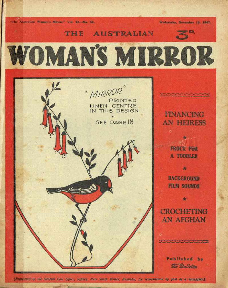 The Australian Woman's Mirror (Bulletin, 1924 series) v23#52 (19 November 1947)