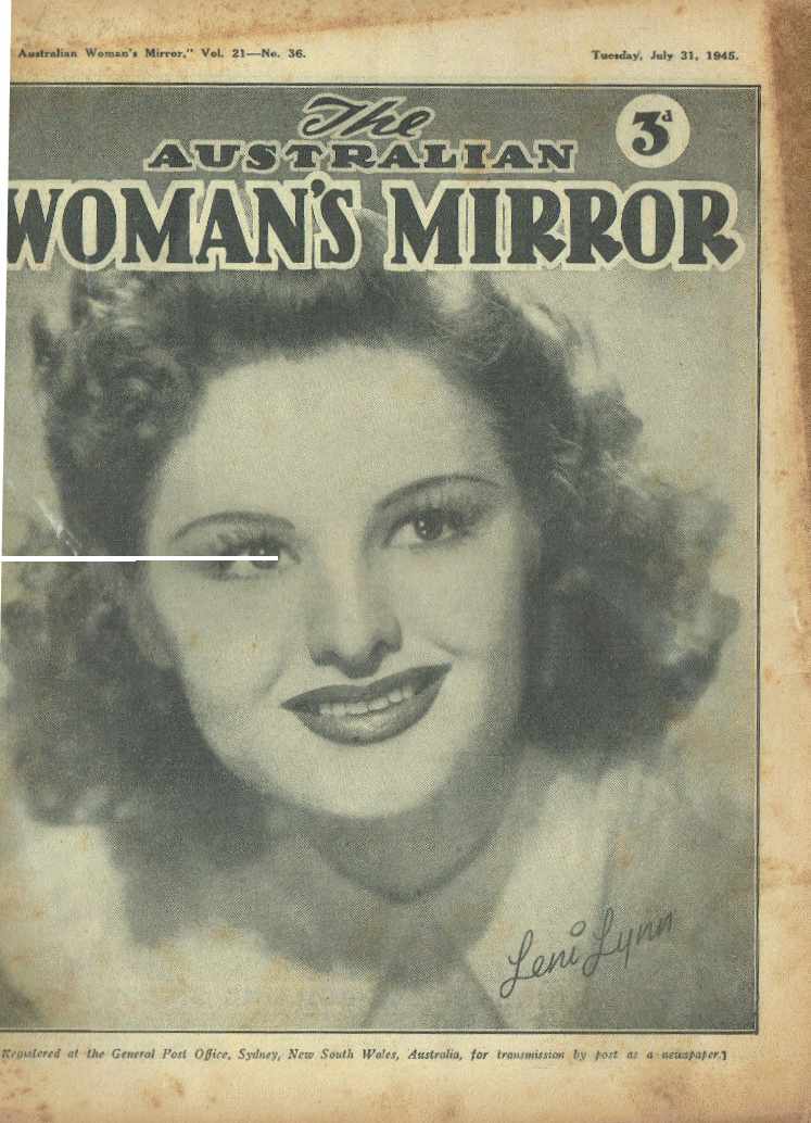 The Australian Woman's Mirror (Bulletin, 1924 series) v21#36 (31 July 1945)
