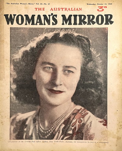 The Australian Woman's Mirror  v25#47 (19 October 1949)
