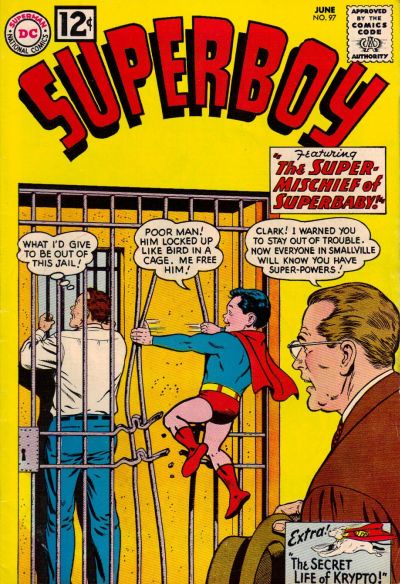 Superboy (DC, 1949 series) #97 (June 1962)