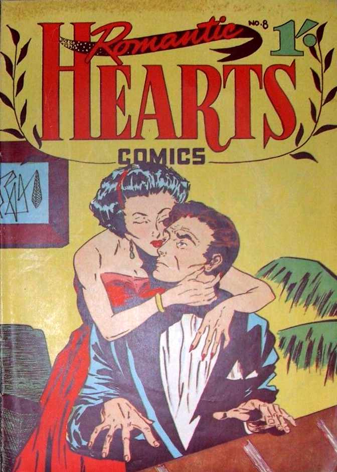 Romantic Hearts Comics (Action Comics, 1955? series) #8 ([January 1956?])