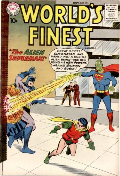 World's Finest Comics (DC, 1941 series) #105 (November 1959)