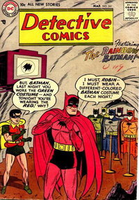 Detective Comics (DC, 1937 series)  #241 (March 1957) — The Rainbow Batman!