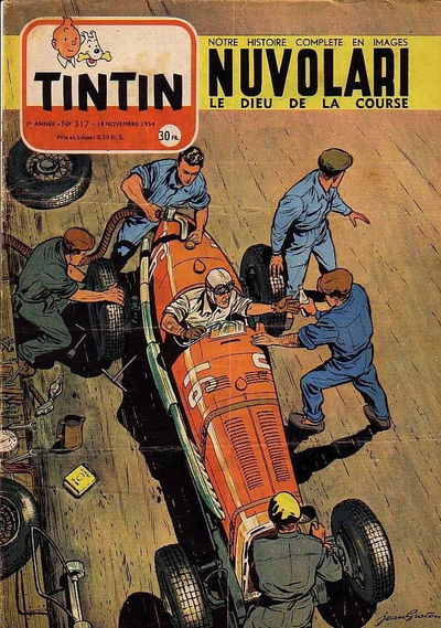 Journal de Tintin (Dargaud, 1948? series) #319 18 November 1954