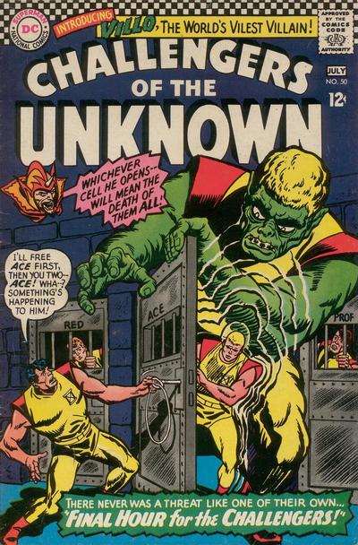 Challengers of the Unknown  #50 (June-July 1966)