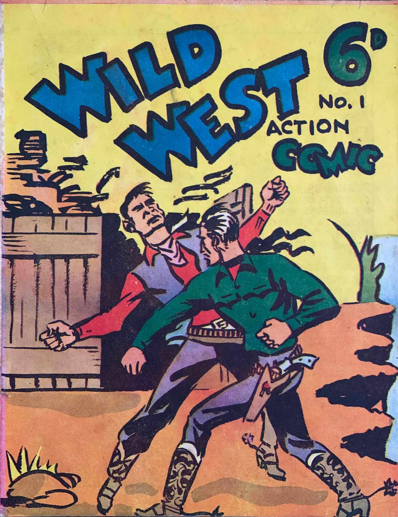 Wild West Action Comic (New Century, 1948? series) #1 ([1951?])