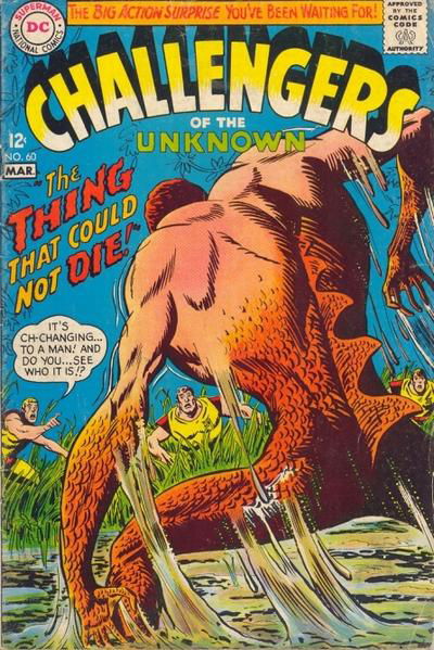 Challengers of the Unknown (DC, 1958 series) #60 February-March 1968