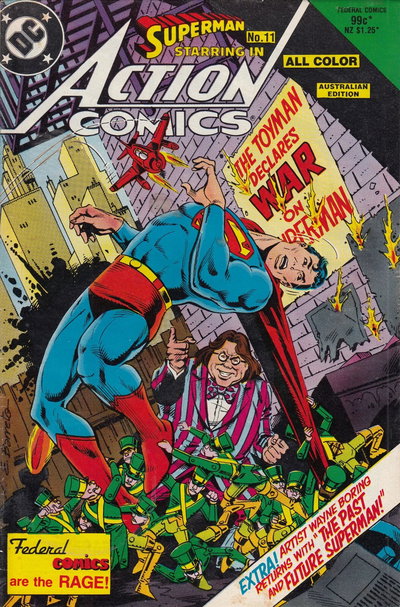 Superman Starring in Action Comics  #11 ([August 1985?])