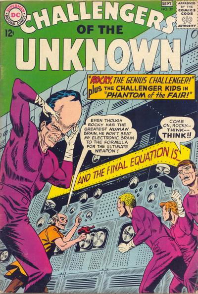 Challengers of the Unknown (DC, 1958 series) #39 August-September 1964