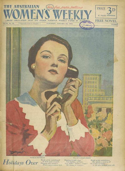 The Australian Women's Weekly (Sydney Newspapers Ltd., 1933 series) v2#32 12 January 1935