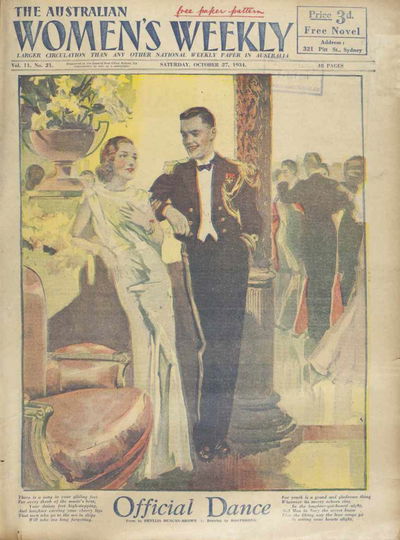 The Australian Women's Weekly (Sydney Newspapers Ltd., 1933 series) v2#21 27 October 1934