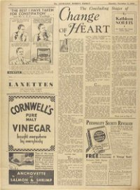 The Australian Women's Weekly (Sydney Newspapers Ltd., 1933 series) v2#22 — The Best I Have Taken for Constipation (page 1)