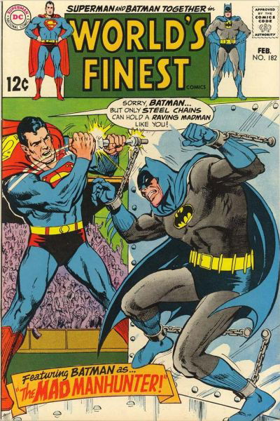 World's Finest Comics (DC, 1941 series) #182 (February 1969)