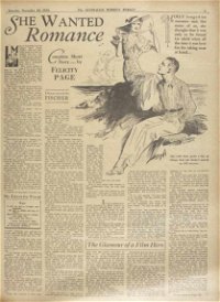 The Australian Women's Weekly (Sydney Newspapers Ltd., 1933 series) v2#23 — She Wanted Romance (page 1)