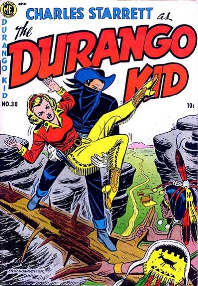 Charles Starrett as the Durango Kid  #30 (July-August 1954)
