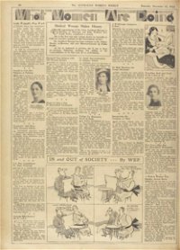 The Australian Women's Weekly (Sydney Newspapers Ltd., 1933 series) v2#28 — What Women Are Doing (page 1)
