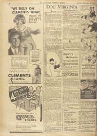 The Australian Women's Weekly (Sydney Newspapers Ltd., 1933 series) v2#28 — Cleaning's Child's Play with Monkey Brand (page 1)