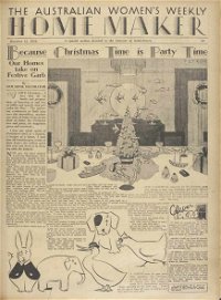 The Australian Women's Weekly (Sydney Newspapers Ltd., 1933 series) v2#28 — Because Christmas Time is Party Time (page 1)