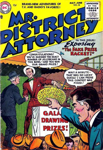 Mr. District Attorney (DC, 1948 series) #45 May-June 1955