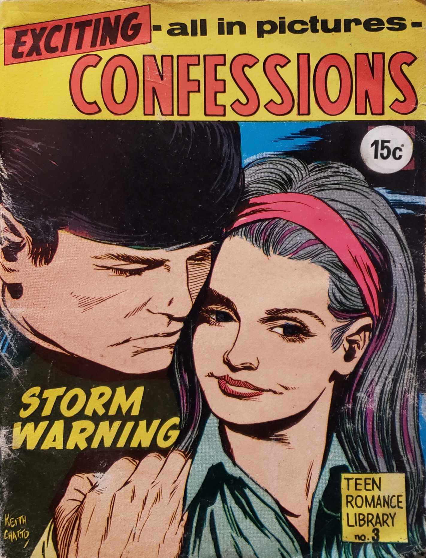 Teen Romance Library (Yaffa/Page, 1970? series) #3 — Exciting Confessions ([May 1974?])