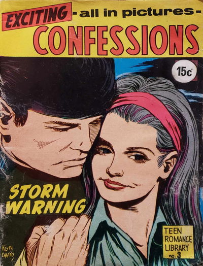 Teen Romance Library (Yaffa/Page, 1970? series) #3 — Exciting Confessions [May 1974?]