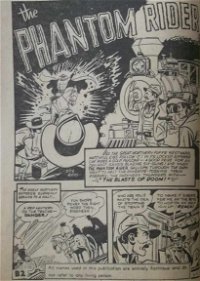 The Phantom Rider (Atlas, 1954 series) #3 — The Blasts of Doom! (page 1)