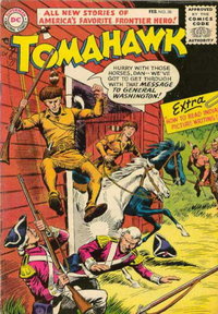 Tomahawk (DC, 1950 series)  #38 (February 1956) — A Message to Washington!
