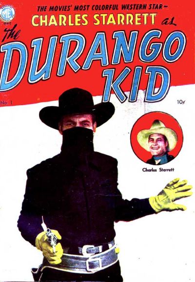 Charles Starrett as the Durango Kid (Magazine Enterprises, 1949 series) #1 (October 1949)