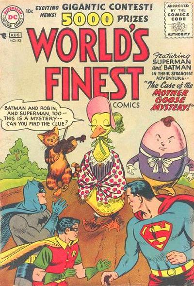 World's Finest Comics (DC, 1941 series) #83 (July-August 1956)