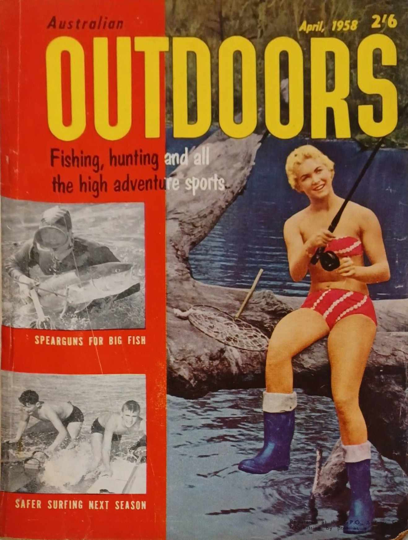 Australian Outdoors (Cavalcade, 1955? series) v18#4 (April 1958)