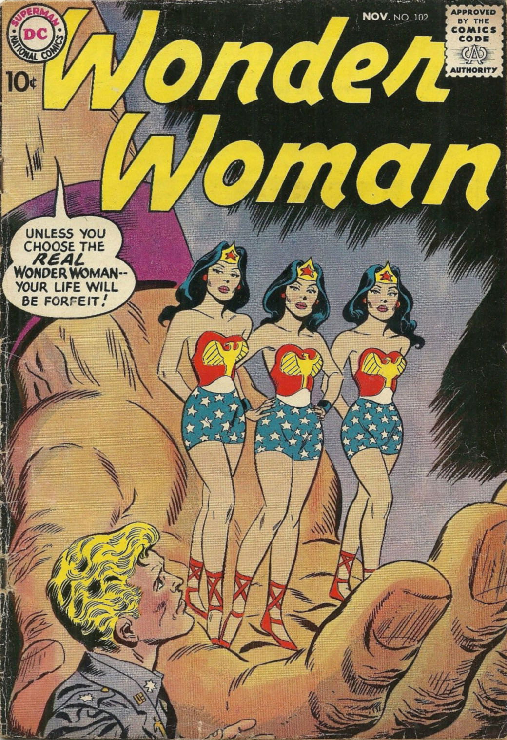 Wonder Woman (DC, 1942 series) #102 (November 1958)