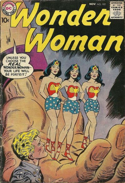 Wonder Woman (DC, 1942 series) #102 (November 1958)