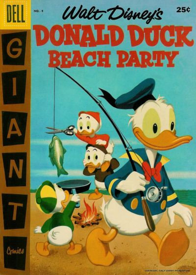 Walt Disney's Donald Duck Beach Party  #4 (July 1957)