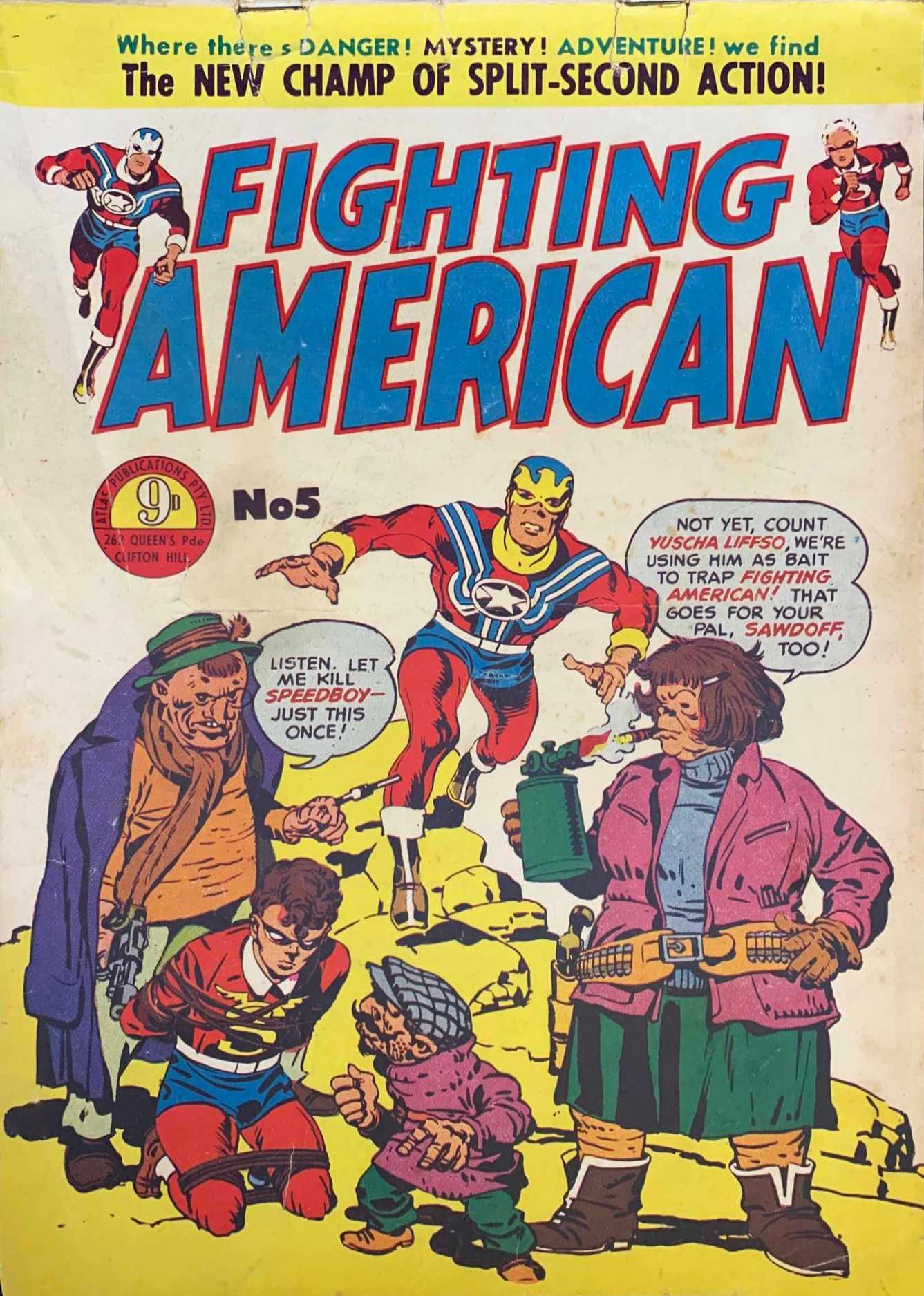 Fighting American (Atlas, 1955? series) #5 ([October 1955?])
