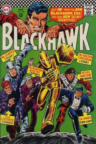 Blackhawk (DC, 1957 series) #230 March 1967