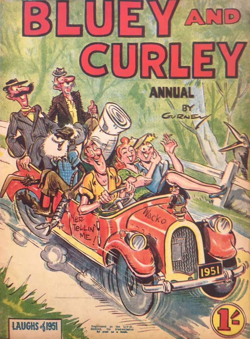 Bluey and Curley Annual [Unbranded] (Invincible, 1946? series)  — Laughs of 1951 ([January 1950?])