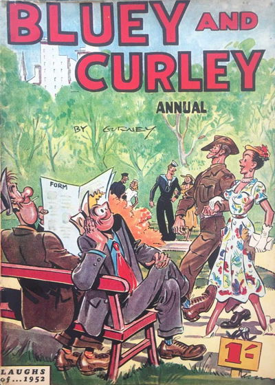 Bluey and Curley Annual [Unbranded] (Invincible, 1946? series)  [December 1952?]