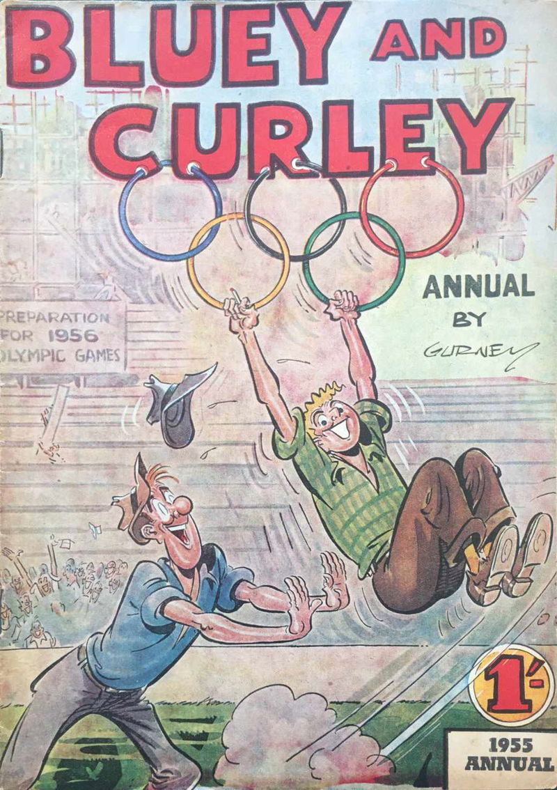 Bluey and Curley Annual [Unbranded] (Invincible, 1946? series)  — 1955 Annual ([December 1955?])