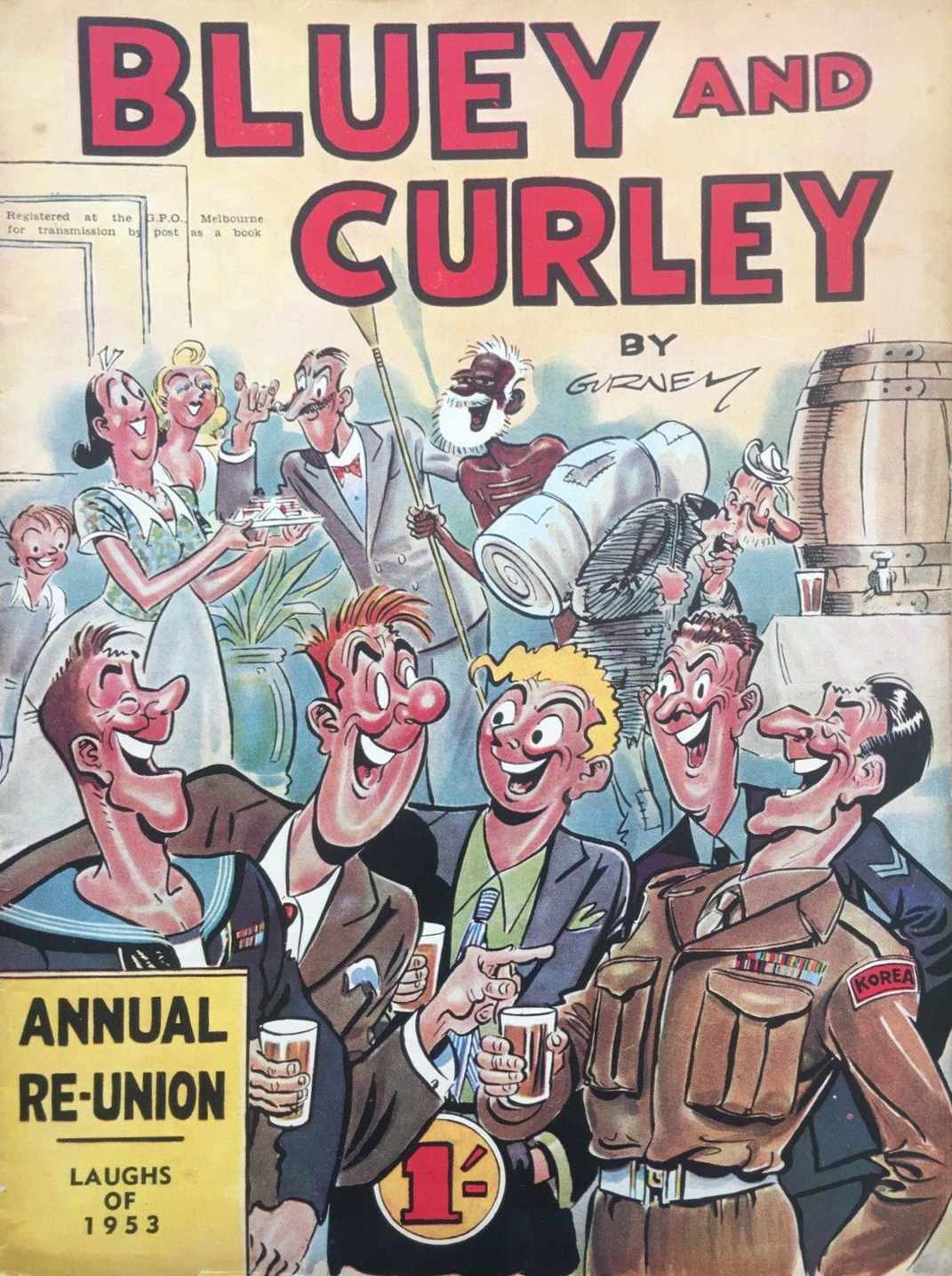 Bluey and Curley Annual [Unbranded] (Invincible, 1946? series)  ([December 1953])