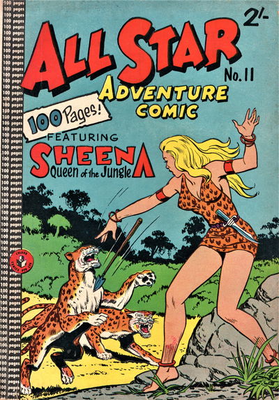 All Star Adventure Comic (Colour Comics, 1960 series) #11 [September 1961?]