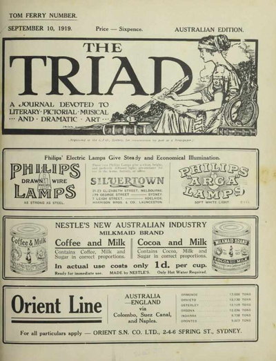 The Triad  v4#12 (10 September 1919)