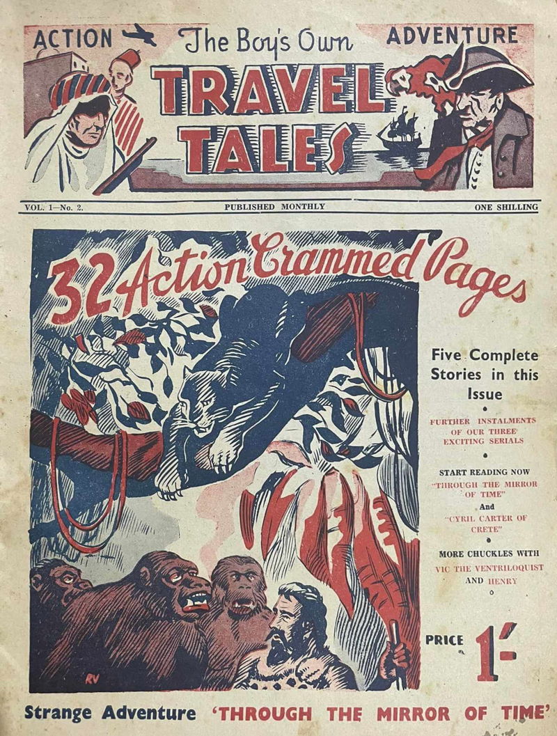 The Boy's Own Travel Tales (NZ Publisher, 1955? series) v1#2 ([August 1955?])