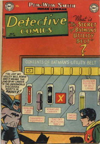 Detective Comics (DC, 1937 series)  #185 (July 1952) — The Secret of Batman's Utility Belt