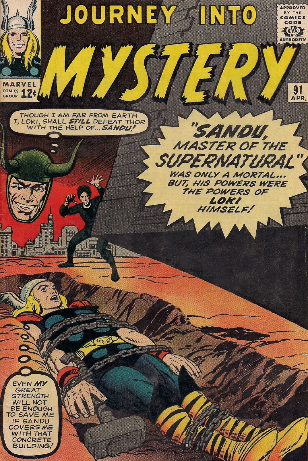 Journey into Mystery (Marvel, 1952 series) #91 (April 1963)