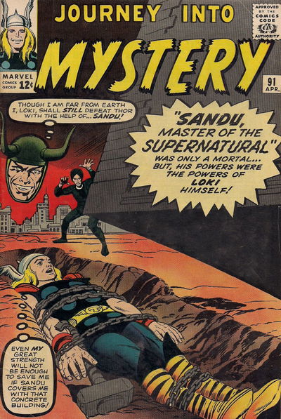 Journey into Mystery (Marvel, 1952 series) #91 April 1963