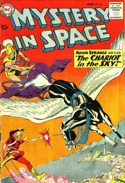 Mystery in Space (DC, 1951 series) #58 March 1960