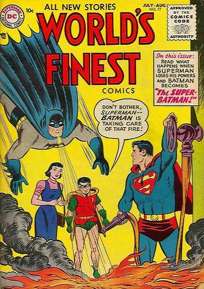 World's Finest Comics (DC, 1941 series) #77 (July-August 1955)