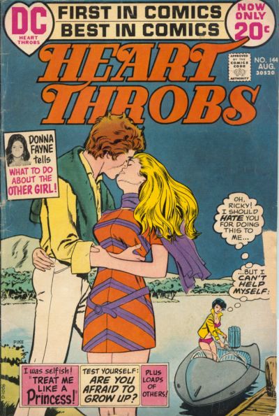Heart Throbs (DC, 1957 series) #144 (August 1972)