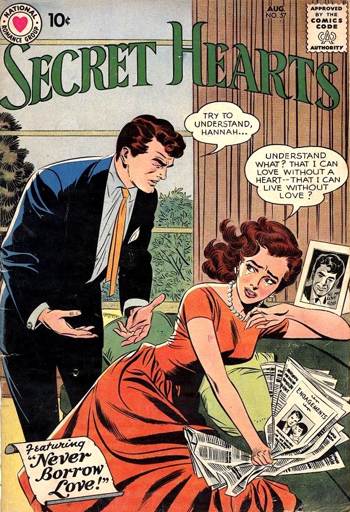 Secret Hearts (DC, 1949 series) #57 (August 1959)